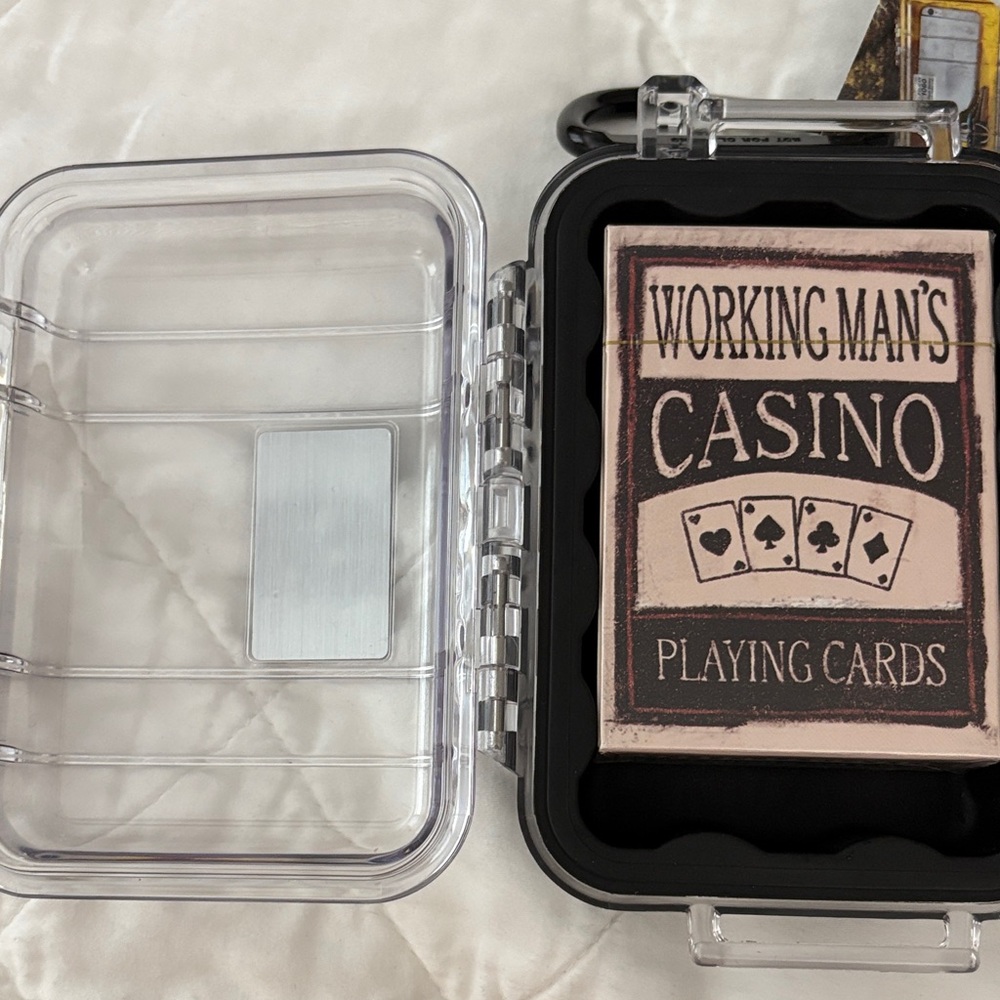 Pelican Micro Case with Casino Playing Cards